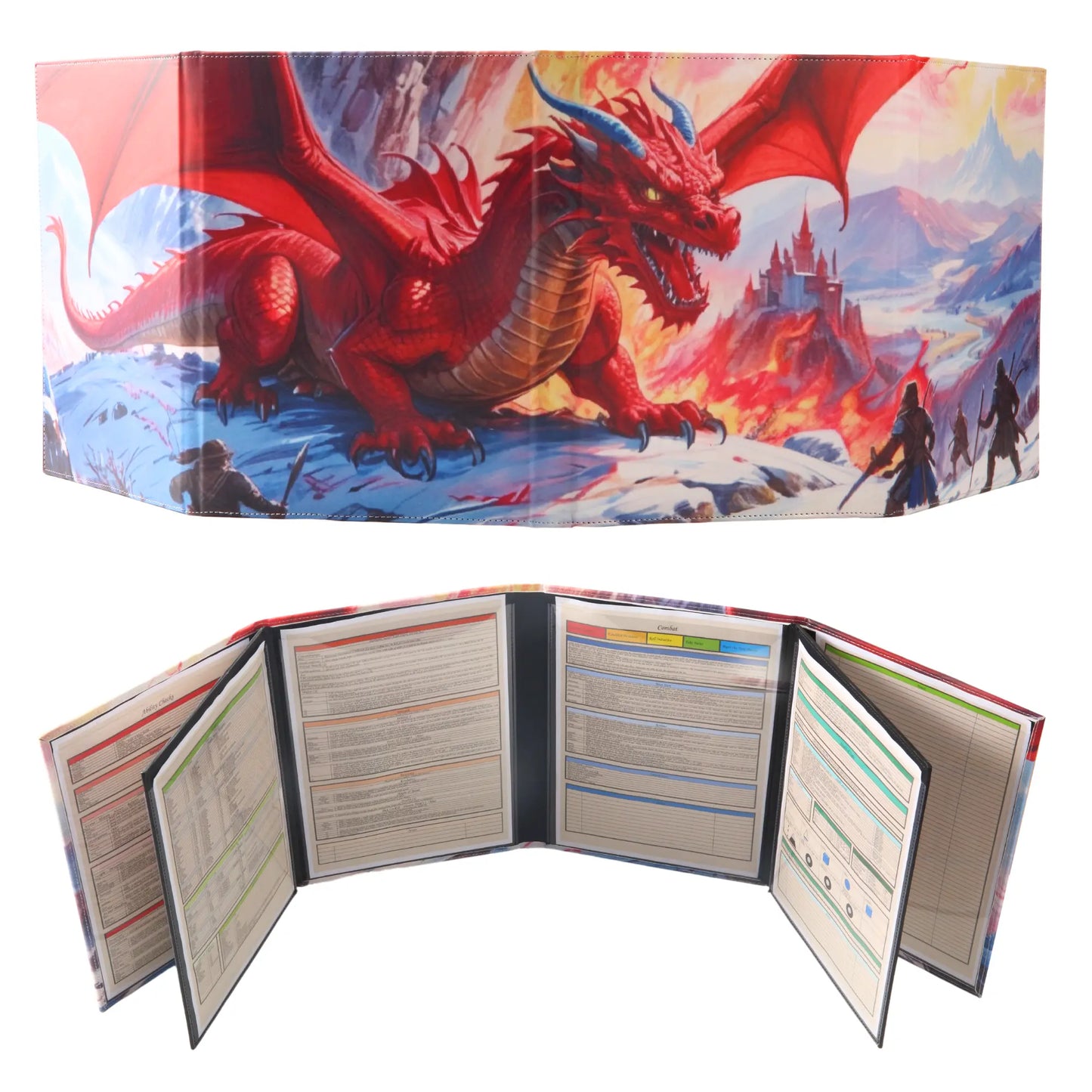 DND DM Screen Terrain Tiles Dungeons&Dragons Starter Set 28mm Minis Accessories Terrain D&D 5E Pathfinder Figures kit TTRPG Tabletop RPG Games asset Gift for DM DND Flat 2D Figurines Bulk Dungeons and Dragons Map D And D Players Supplies Miniatures