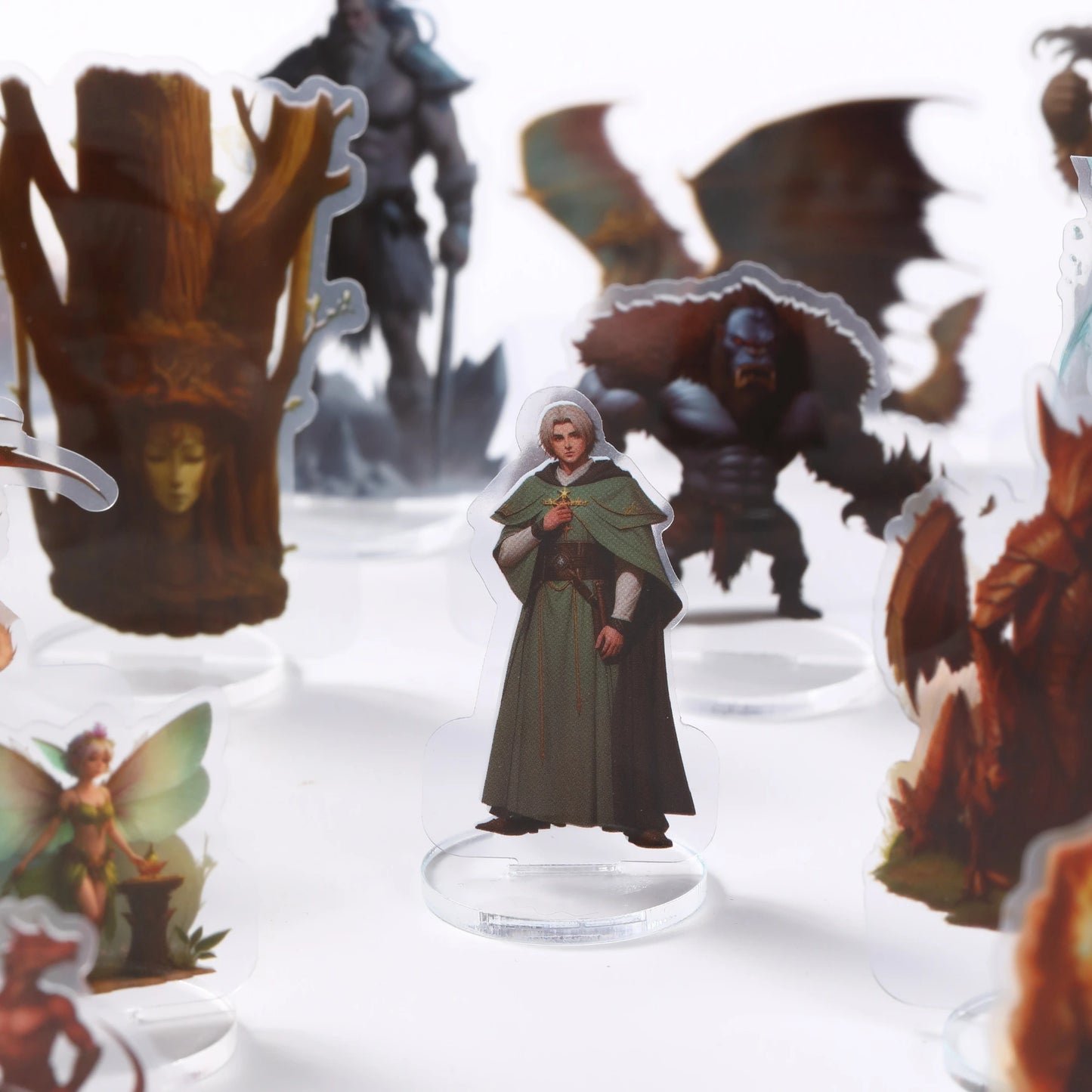 Cheap DND Miniatures Dungeons&Dragons Starter Set 2D Figurines Bulk 28mm Minis Accessories Terrain D&D 5E Pathfinder Figures kit TTRPG Tabletop RPG Games asset Gift for DM DND Flat Dungeons and Dragons Map D And D Players Supplies DM Screen Terrain Tiles