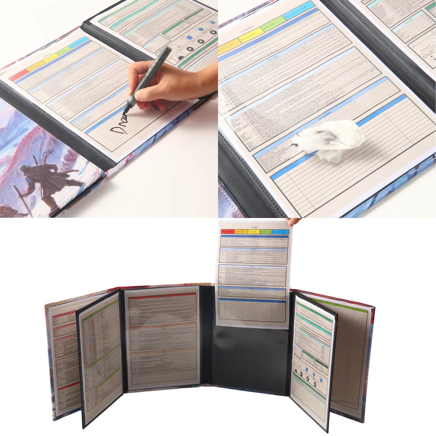 DND DM Screen Terrain Tiles Dungeons&Dragons Starter Set 28mm Minis Accessories Terrain D&D 5E Pathfinder Figures kit TTRPG Tabletop RPG Games asset Gift for DM DND Flat 2D Figurines Bulk Dungeons and Dragons Map D And D Players Supplies Miniatures