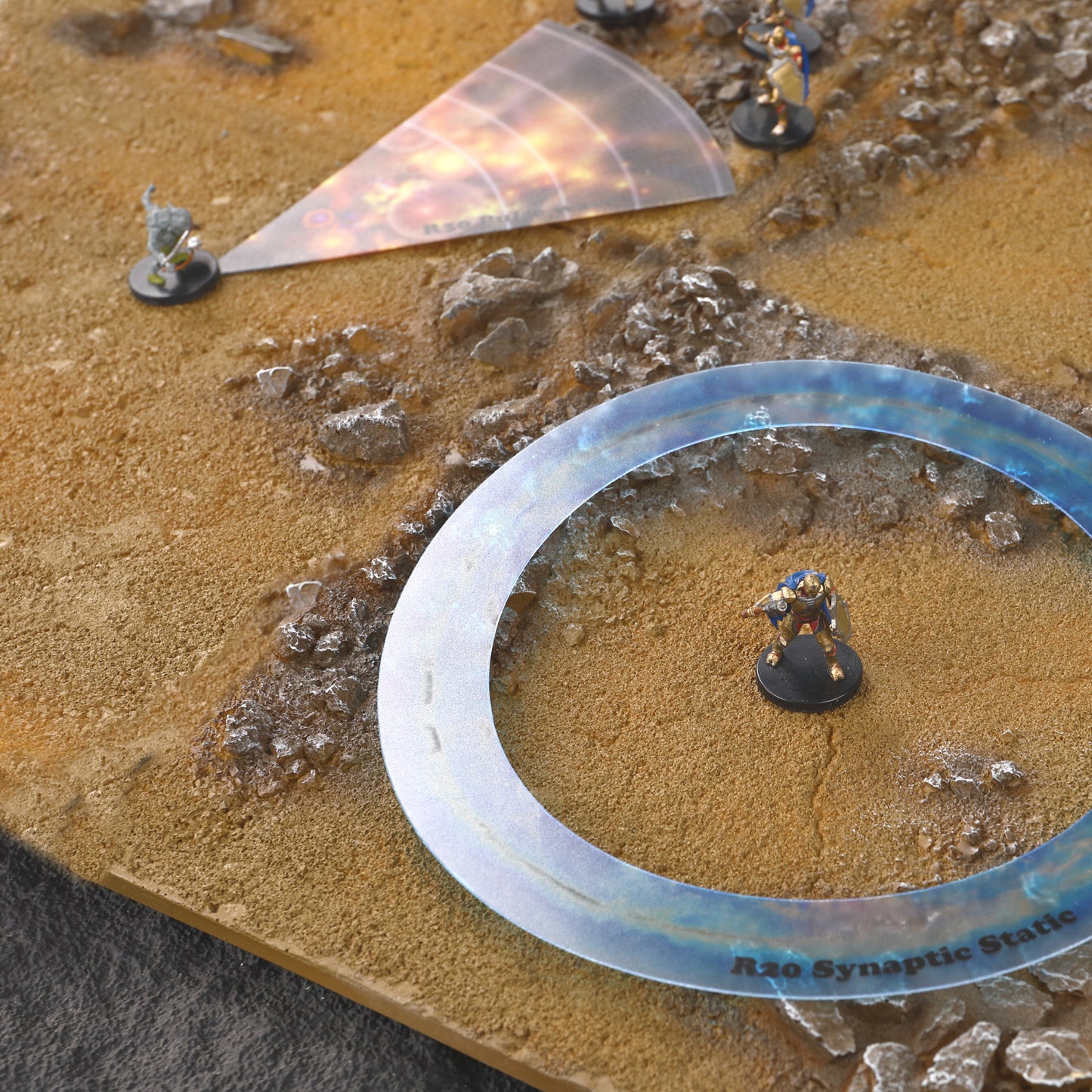 AOE Spell Effects Templates D&D 5E Miniatures starter set Area of Damage Markers Tabletop Dungeons and Dragons Pathfinder Warhammer RPG Gaming Grid Accessories DM Game Master maps tiles gift