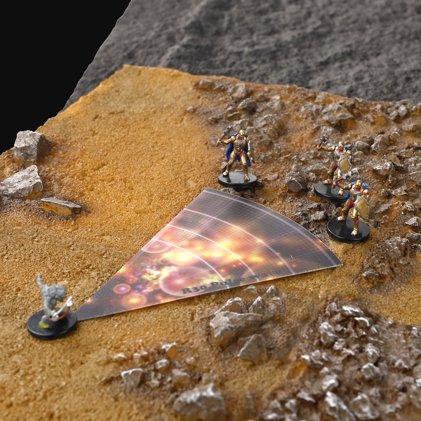 AOE Spell Effects Templates D&D 5E Miniatures starter set Area of Damage Markers Tabletop Dungeons and Dragons Pathfinder Warhammer RPG Gaming Grid Accessories DM Game Master maps tiles gift