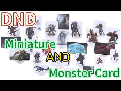 D&D 5E Starter Set Monster Card Minis - 170Pc